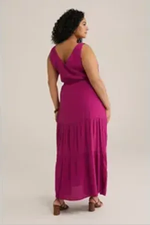 WE Fashion Maxikleid rosa 52