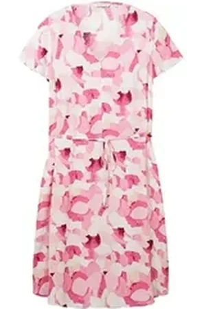 TOM TAILOR Cocktailkleid Cocktailkleid für Damen in pink pink regular fit (1-tlg) 48