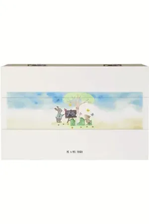 Mr. & Mrs. Panda Dekokiste Ostern Hasenschule 19 x 12 cm - Weiß - Geschenk, Kiste, Erinnerungski (1 St), Vielseitig einsetzbar weiß 19 cm x 12 cm x 10 cm