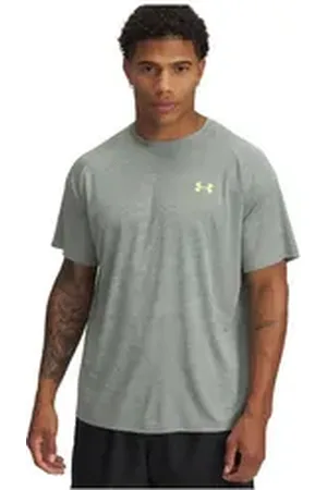 Under Armour ® Trainingsshirt Herren Traingsshirt TECH TEXTURED Kurzarm (1-tlg) grün M