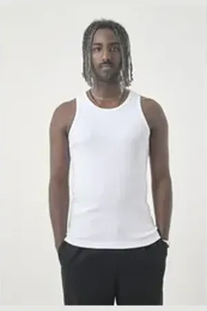 Cleptomanicx T-Shirt Tank Top Ligull Locker geschnitten weiß XXL