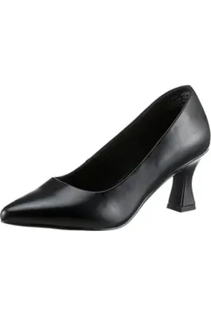 Marco Tozzi Pumps, Abendschuh, Festtagsschuh, Schlupfschuh in spitzer Form schwarz 42 EU