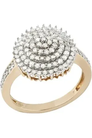 Firetti Diamantring Schmuck Geschenk Gold 585 Damenring Goldring Diamant Blume, mit Diamanten gelb|goldfarben|silberfarben 19