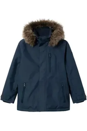 NAME IT Funktionsjacke NKMSnow10 (1-St) blau|braun 158