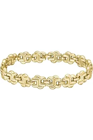 HUGO BOSS Armband DOUBLE B STRAND, 1580740, 1580741 gelb|goldfarben