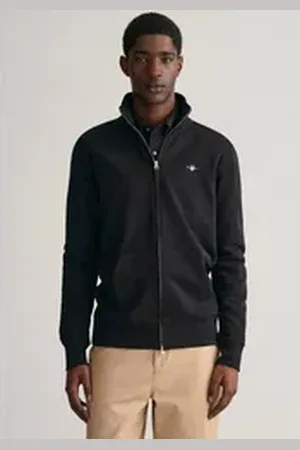 GANT Sweatjacke schwarz L