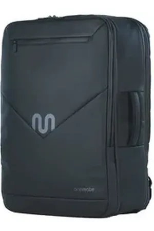 Onemate Rucksack Travel Backpack Ultimate (1-tlg), Handgepäcksmaße, 40 L erweiterbar auf 50 L, schwarz schwarz