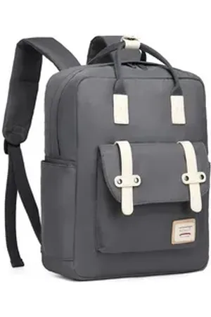 Kono Tagesrucksack Unisex Schulrucksack für Schule, Uni, Reisen & Business grau
