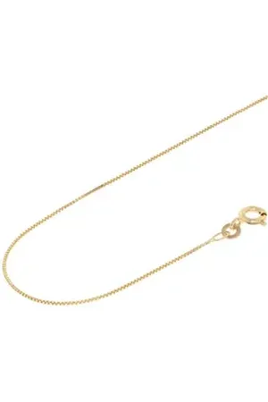 Acalee Kette ohne Anhänger 333 Gold / 8 Karat Venezianer-Kette 0,7 mm goldfarben 50 cm