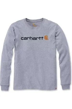 Carhartt Langarmshirt Herren Langarmshirt Workwear Signature Graphic grau L