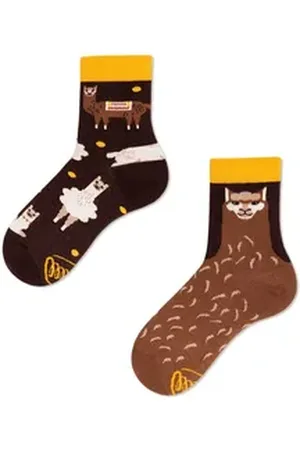 Many Mornings Freizeitsocken Kids Fluffy Alpaka (1 Paar, 1-Paar, 1 Paar) immer ein dismatching Paar bunt 31-34