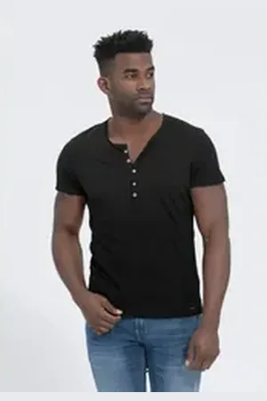 Key Largo T-Shirt MT LEMONADE button schwarz L