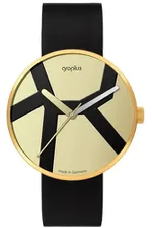 Walter Gropius Quarzuhr Made in Germany, Saphirglas, Forum Move Deluxe - WG 015-03Z, Limited Edition, Lederband mit Easy-Release System, Edelstahlgehäuse