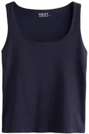 Next Shirttop Top mit eckigem Ausschnitt (1-tlg) blau XS