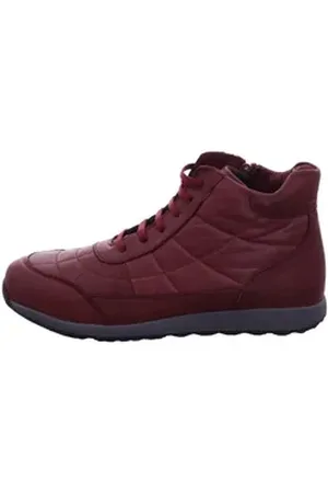 Esgano Andrea Conti Da. High Top Schnürstiefel grau|rot 38 EU