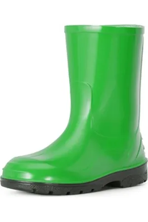 Ladeheid Regenstiefel für Mädchen und Jungen LA-939 Gummistiefel Kinder leicht zu reinigen grün 35 EU