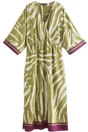 Next Maxikleid Maxi-Kaftan mit V-Ausschnitt (1-tlg) grün 80 (GB: 12 Tall)
