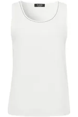 Tuzzi Nero Shirttop mit schlichtem Design weiß 46