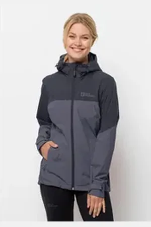 Jack Wolfskin Outdoorjacke WEILTAL 2L JKT W grau S (36)