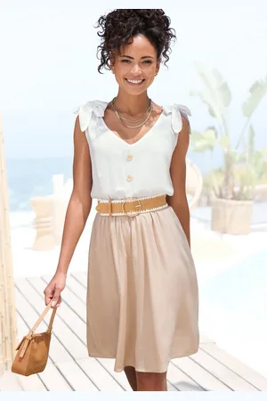 Lascana Sommerkleid mit Schleifen, Strandkleid, casual