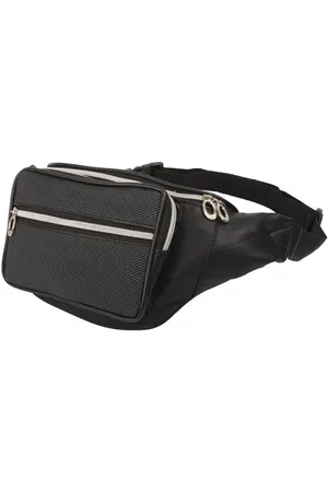 Mf Next Com Bauchtasche Bauchtasche UrbanEdge Schwarze Hüfttasche aus Nappa-Leder Fronttasche (1-tlg) - Verkäufer: Megafuchs Versandhandel
