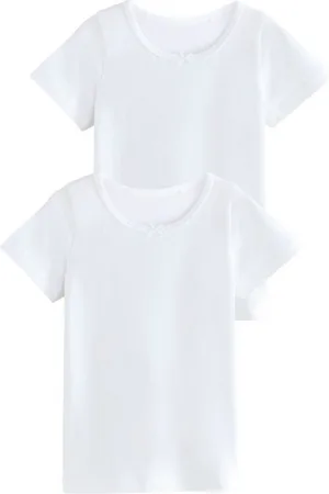 THE SET Gerippte T-Shirts - 5er Pack Kurzarm Basics