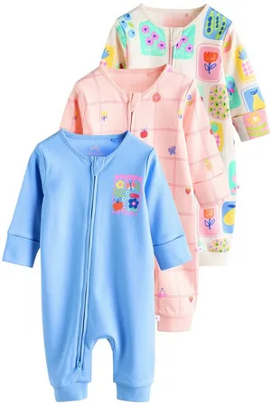 Next Schlafoverall Fußlose Babyschlafanzüge mit Zweiwege-RV, 3er-Pack (3-tlg) - Verkäufer: Germany GmbH