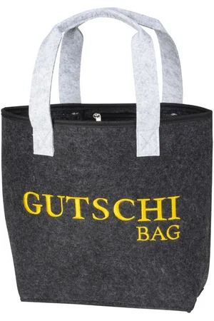 Mf Next Com Shopper Gutschi Bag Filz Tasche mit Innentasche und goldener Stickerei (1-tlg) - Verkäufer: Megafuchs Versandhandel