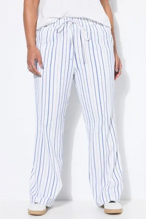 STUDIO UNTOLD Schlupfhose Hose Wide Legs Krepp Streifen - Verkäufer: Popken Fashion Group