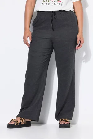 STUDIO UNTOLD Funktionshose Hose Wide Legs High Waist feine Struktur - Verkäufer: Popken Fashion Group
