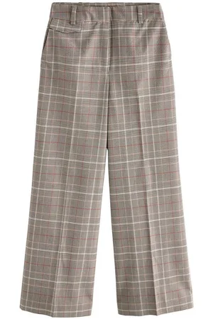 Next Anzughose Karierte Hose mit weitem Bein (1-tlg) - Verkäufer: Germany GmbH