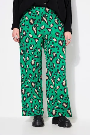 STUDIO UNTOLD Schlupfhose Hose Wide Legs Musselin Color-Leo - Verkäufer: Popken Fashion Group