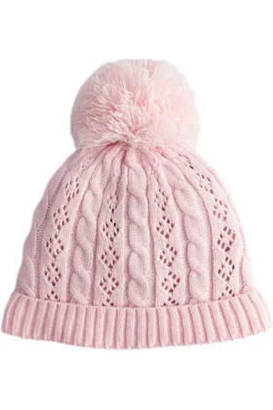 Next Strickmütze Pointelle-Strickmütze mit Bommel und Zopfmuster (1-St) - Verkäufer: Germany GmbH