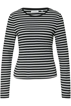 Comma Slim Fit Streifenshirt – Lässig, Feminin, Perfekt Für Den Alltag