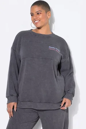 STUDIO UNTOLD Sweatshirt Sweatshirt oversized Statement Print Vintage Look - Verkäufer: Popken Fashion Group