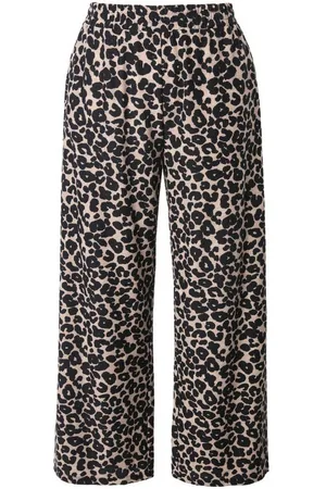 STUDIO UNTOLD Schlupfhose Hose Wide Legs Waffelstruktur Leo - Verkäufer: Popken Fashion Group