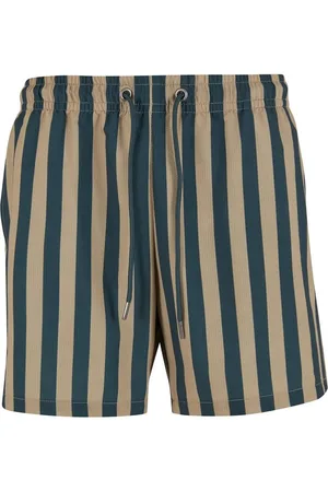 Urban Classics Herren Retro Badehose – Mit Kordelzug, Reißverschlusstasche & In Vielen Größen