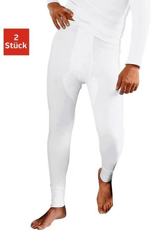Clipper Lange Unterhose (Packung, 2-St) aus Feinripp, mit Eingriff