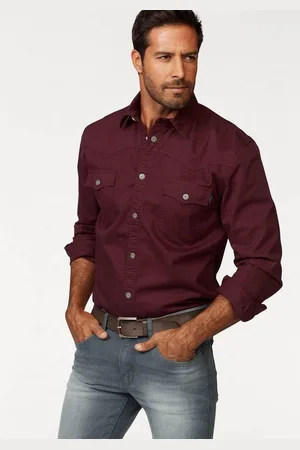 ARIZONA Langarmhemd im Western-Stil