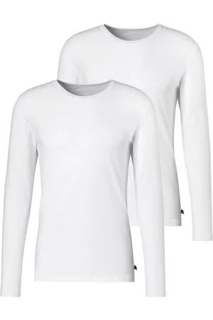 H.I.S Langarmshirt (Packung, 2er-Pack) Doppelpack Unterziehshirt aus Baumwoll-Mix