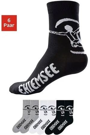 CHIEMSEE Freizeitsocken (Packung, 6-Paar) in pflegeleichter Markenqualität