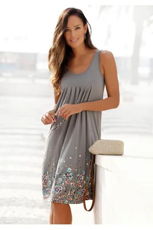 beachtime Strandkleid mit Blumenprint, Minikleid, Sommerkleid, Strandkleid