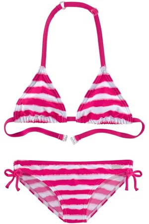 Buffalo Triangel-Bikini in trendiger Streifen-Optik