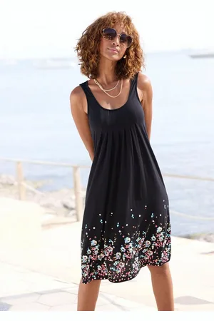 beachtime Strandkleid mit Blumenprint, Minikleid, Sommerkleid, Strandkleid