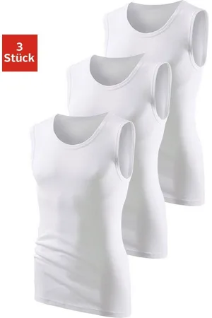H.I.S Muscleshirt (3-tlg) ohne Seitennähte optimale Passform