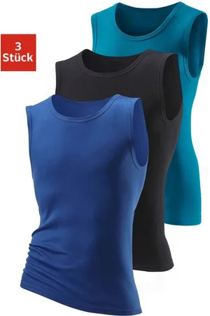 H.I.S Muscleshirt (3-tlg) ohne Seitennähte optimale Passform