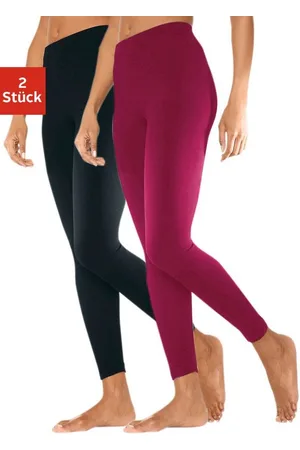 Vivance Leggings (2er-Pack) mit Gummibund, Loungewear