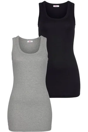 FLASHLIGHTS Tanktop (Packung, 2-tlg., 2er-Pack) in Longform