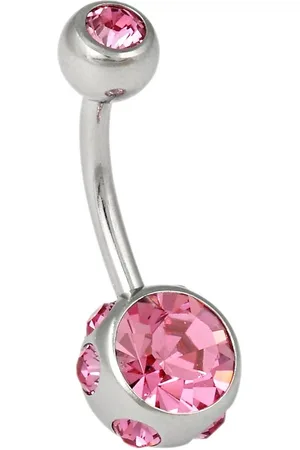 Firetti Bauchnabelpiercing Schmuck Geschenk Piercing Körperschmuck, mit Kristall