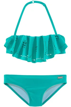 Buffalo Bandeau-Bikini mit modischem Volant